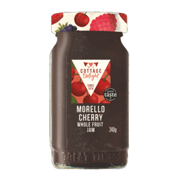 340g Morello Cherry Whole Fruit Jam