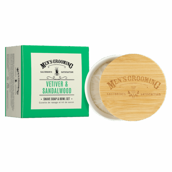Vetiver & Sand Shave Soap&Bowl Set 100G