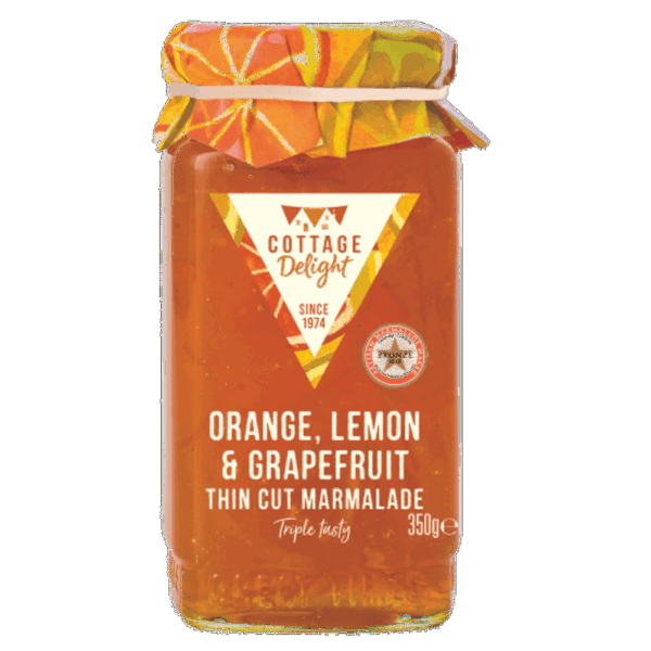 350g Orange Lemon&Grapefruit Marmalade Thin Cut