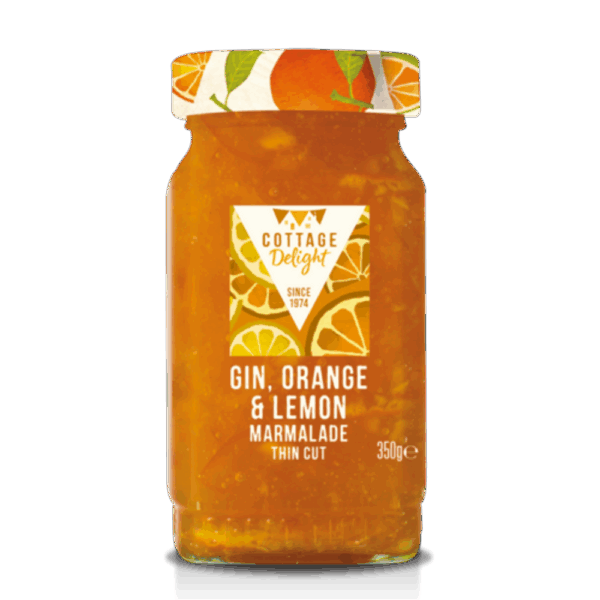 350g Gin  Orange & Lemon Thin Cut Marmalade