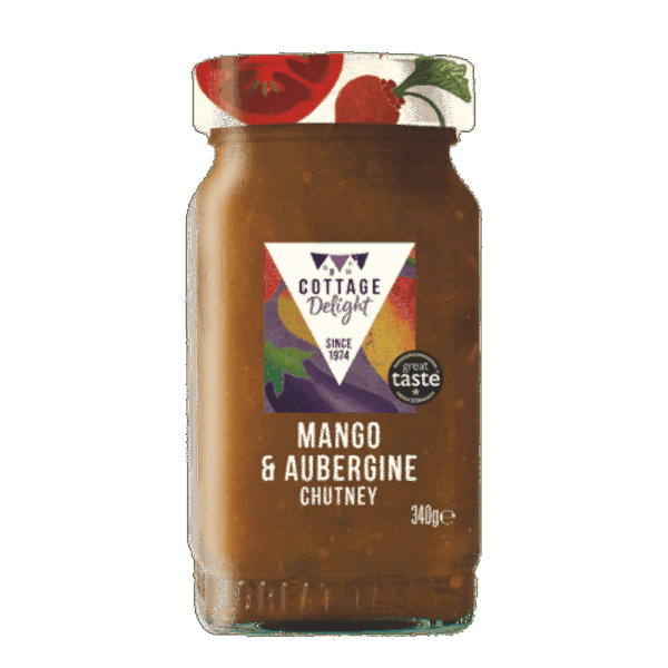 340g Mango & Aubergine Chutney