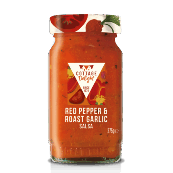 275g Red Pepper & Roast Garlic Salsa