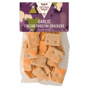 Garlic Italian Crostini Crackers