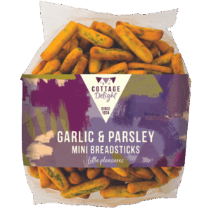 200G Garlic & Parsley Mini Breadsticks