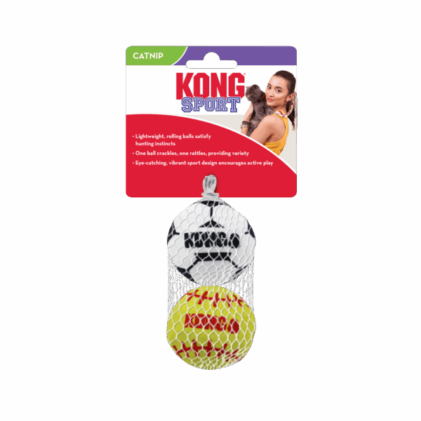 Cat Sport Balls 2-pk Assorted