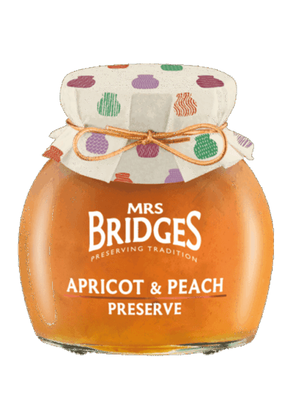 Mrs B Apricot & Peach Preserve 340G