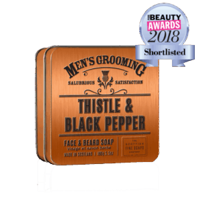 Thistle & Black Pepper Face & Beard Soap