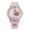 Wren Watch - Pink Leather Strap