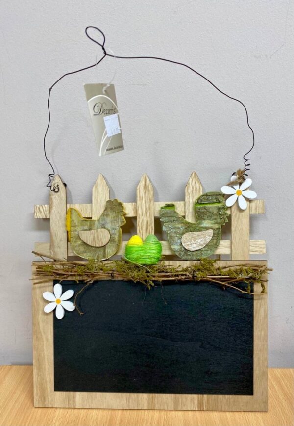 Plywood Easter Chalkboard