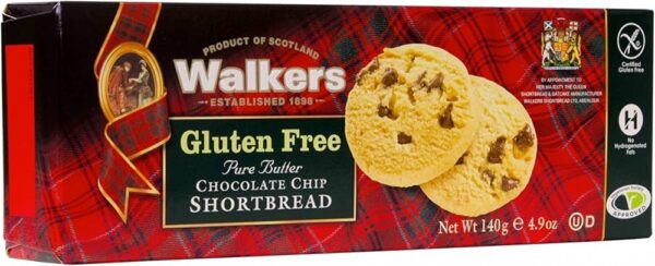 Gluten Free Choc Chip Shortbread 140G