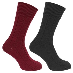 Brogue Socks (Twin Pack)