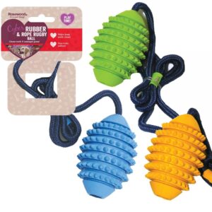 Rugby Ball With Rope M