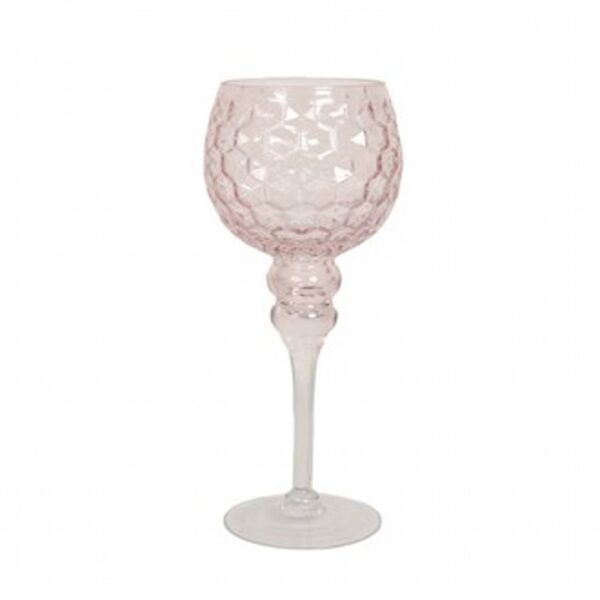 Globe Tealight Holder Pink