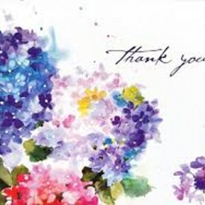 Note Card Hydrangeas
