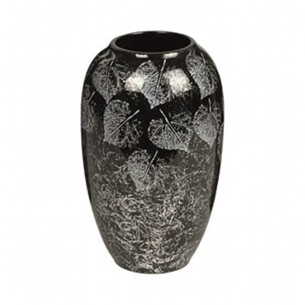 Silver Leaf Vase S