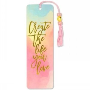 Beaded Bookmark Watercolor Sunset
