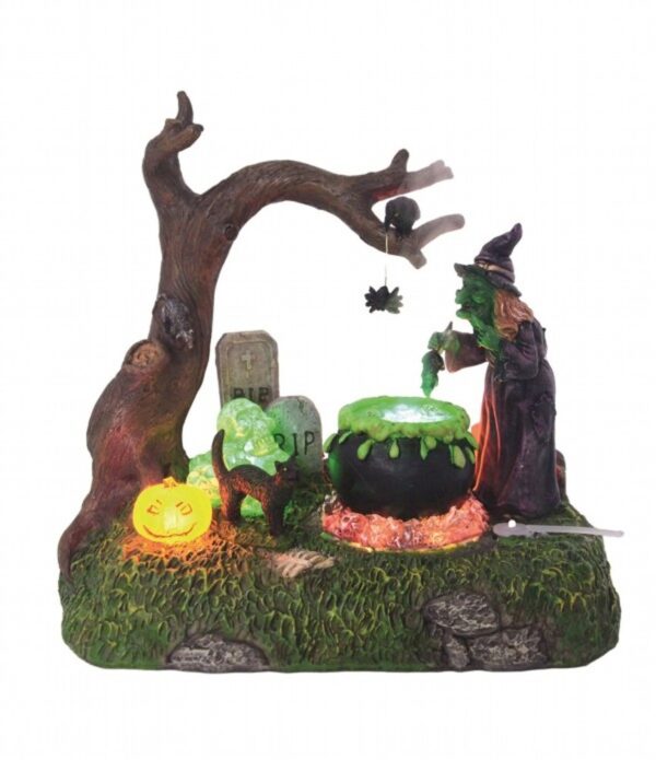 Led Toil & Trouble Witch