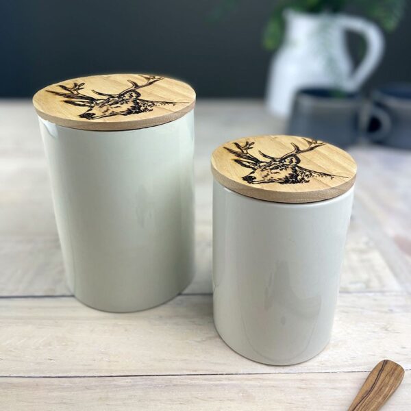 Storage Jar Stag  Medium