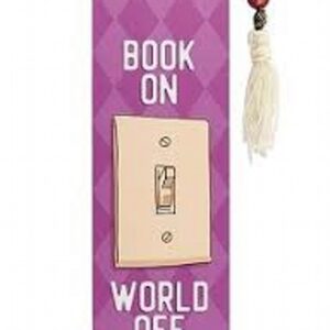 Beaded Bookmark Book On/World Off