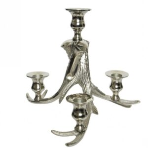 Candleholder Aluminium Antler