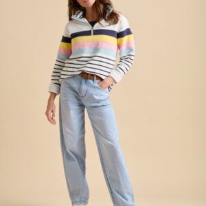 Chest Stripe Quarter Zip