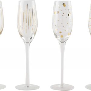 Mikasa Cheers 4 Set Flute Glasses