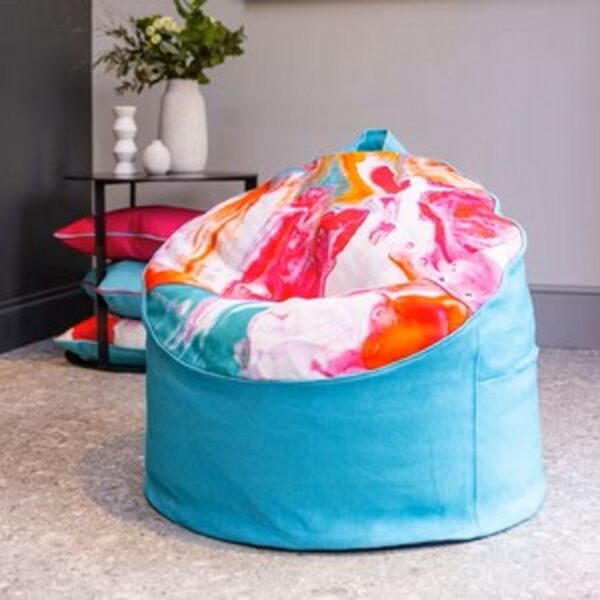 Cardinal Marble Bean Bag Chair