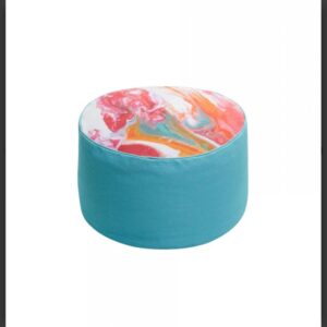Cardinal Marble Pouffe Foot Stool