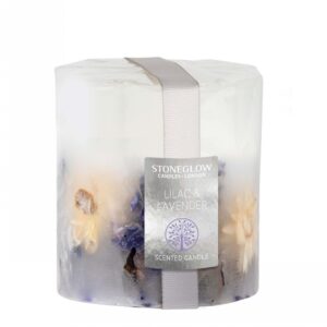 Nature'S Gift Pillar Candle Lilac