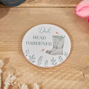 Dad Head Gardener Coaster S/4 Ceramic