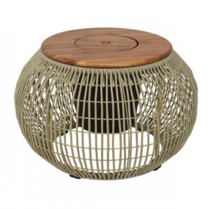 SIDE TABLE SEVILLE PP ROPE OUTDOOR