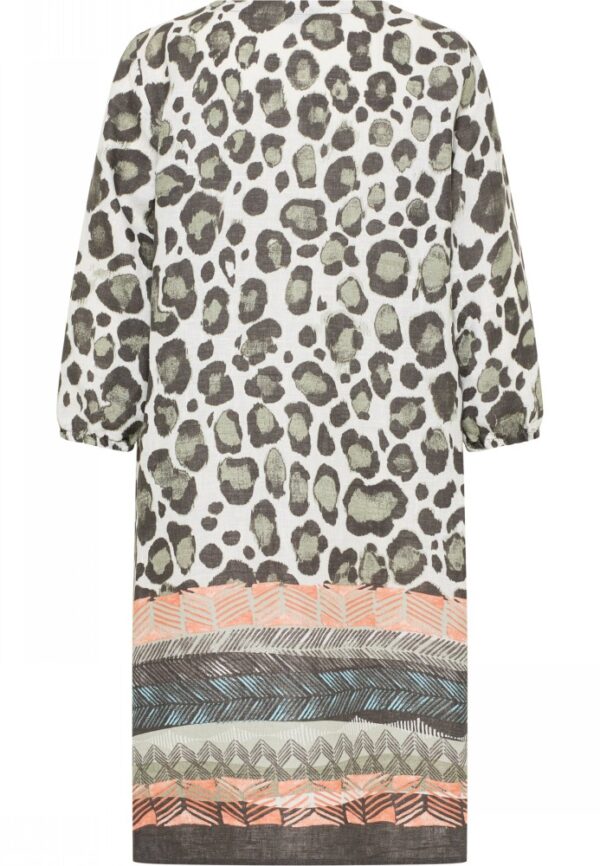 Print Dress Khaki 40