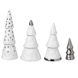 Winter Forest Set Of 4 Silver
