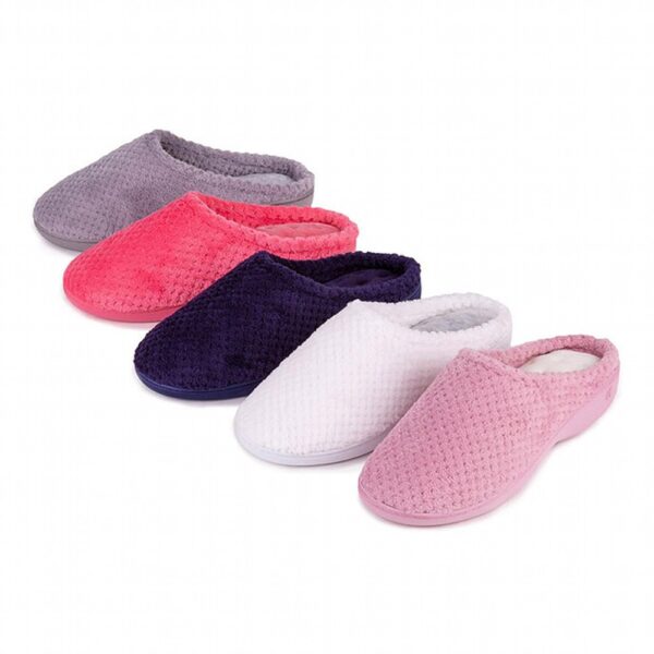 Popcorn Terry Mule Slippers Pink 5