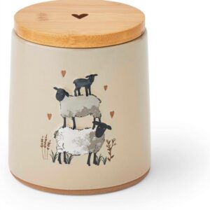 Highland Sheep Ceramic Canister