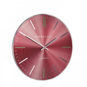 14" Bistro Wall Clock Ruby