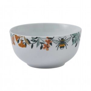 Bee Bloom Porcelain Bowl