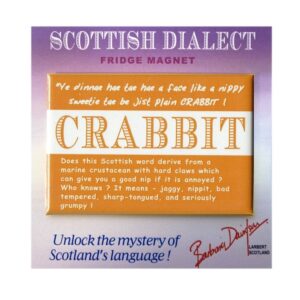 Crabbit Dialect Fridge Magnet