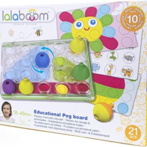 Pegboard Activity Cards And Beads