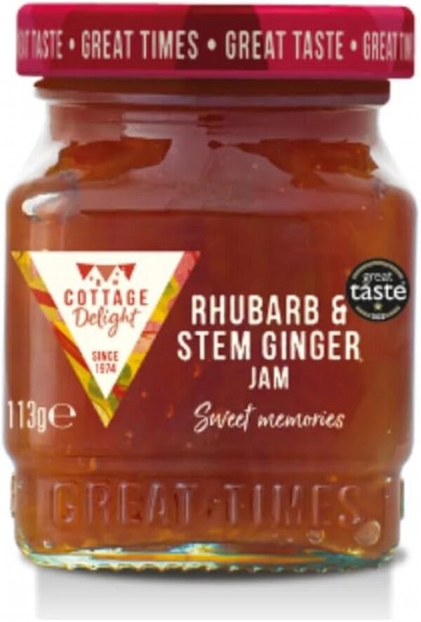 113G Rhubarb & Stem Ginger Jam
