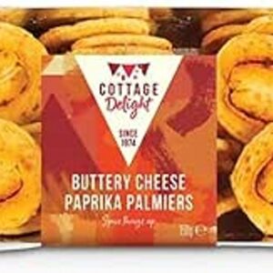 150g Buttery Cheese Paprika Palmiers