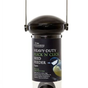 Heavy Duty Flick N Click Seed Feeder - 2 Port
