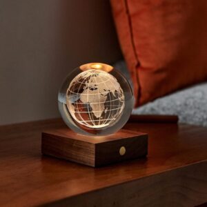 Crystal Light 3D laser World Globe
