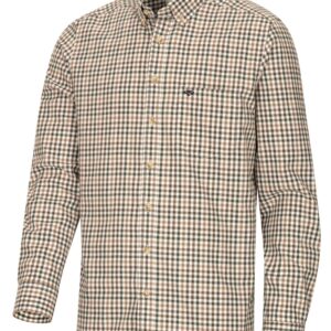 Garvock Cotton Twill Herringbone Check Shirt