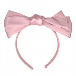 Blush Bow Satin Headband