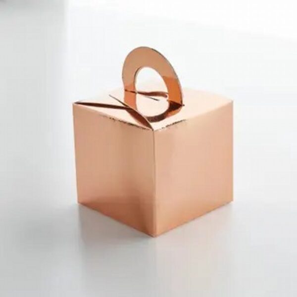 Rose Gold Balloon Weight Box - Pack Of 5