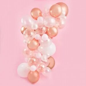 Rose Gold Balloon Arch Kit - Pack Of 64