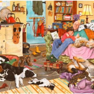 Dog Tired 1000 Piece Puzzle