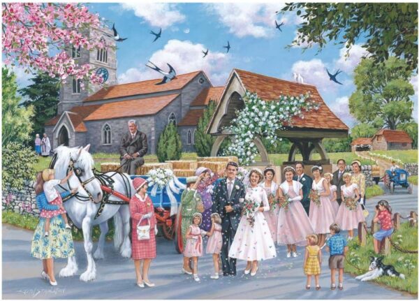 Country Wedding 1000 Piece Puzzle