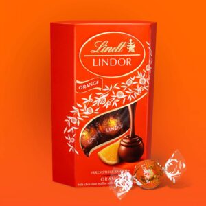 Lindt Lindor Cornet 200G Orange
